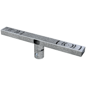 Spotlight adaptation | galvanized | mounting of 2 spotlights